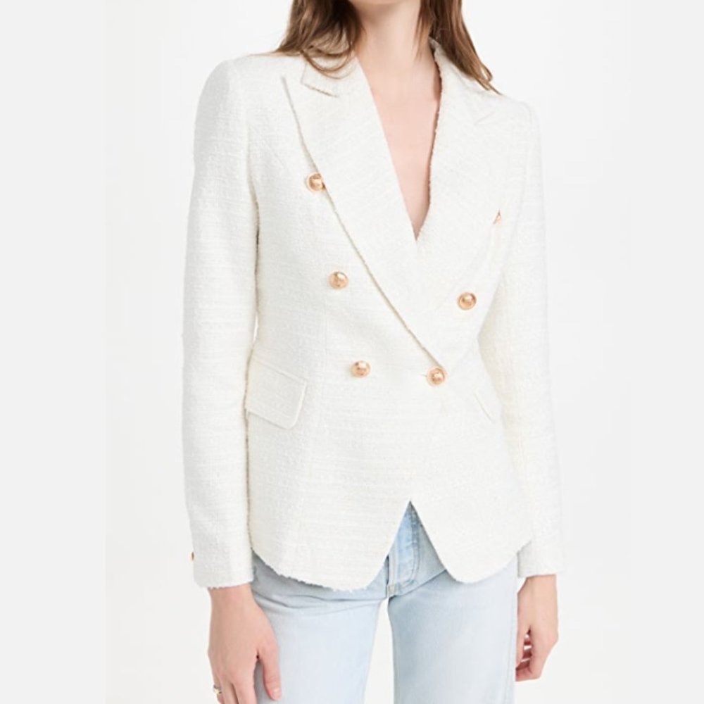 Lioness Palermo Blazer in Cream Size Small